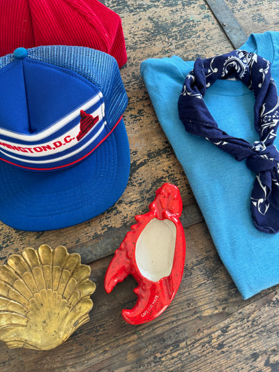 photo of a Vintage Cape Cod Lobster Claw Tray