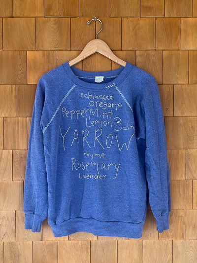 Pre Loved  Ragan Embroidered Flower Names - One Of A Kind