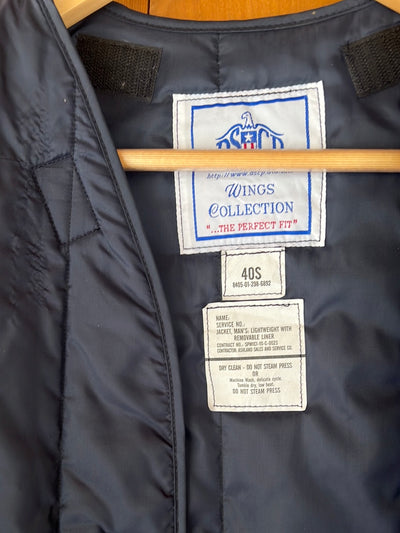 Vintage Quilted Liner - Navy Blue