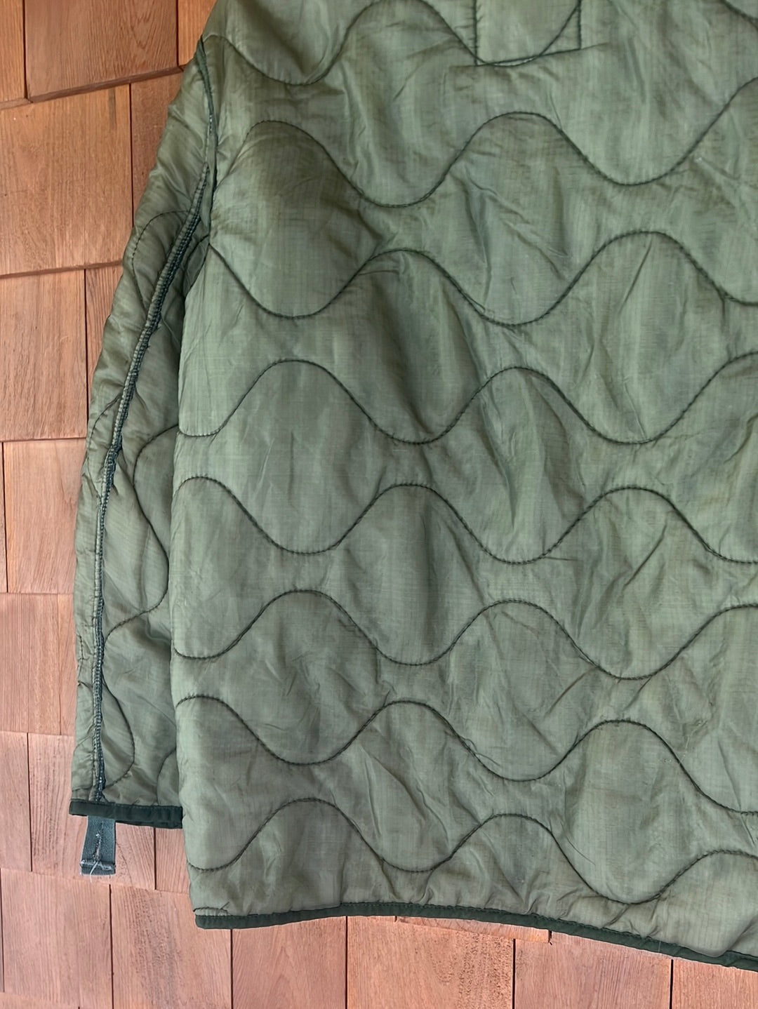 Vintage Quilted Liner Coat - Small