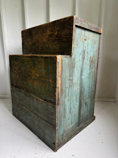 Antique Painted Wood Chest