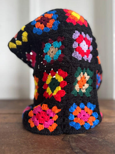 Vintage Crochet Balaklava Handmade Hat
