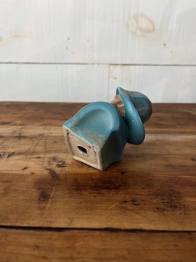 Vintage Atlantic Fisherman Bust - Blue