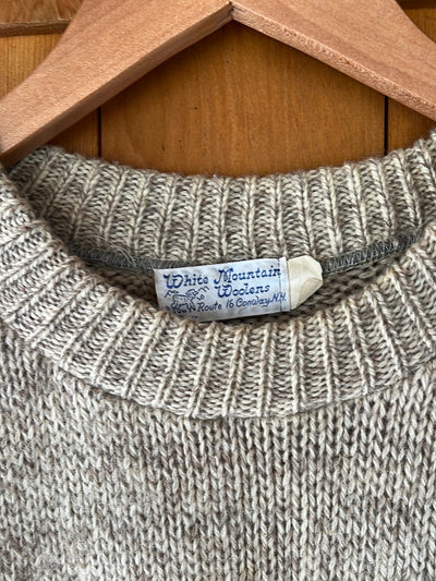 Vintage White Mountain Woolens Wool Sweater - Oatmeal