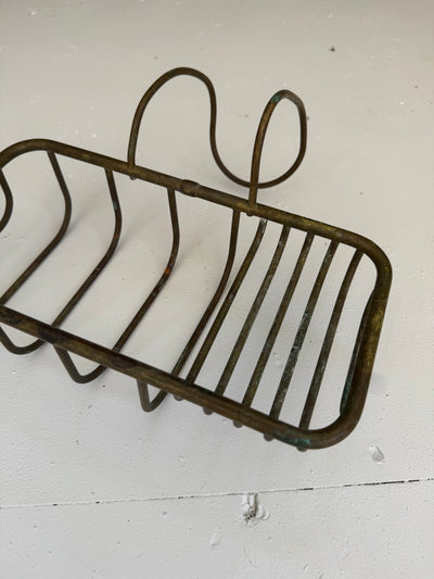 Vintage Brass Soap Dish - Large