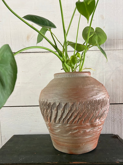Vintage Handmade Terracotta Vase