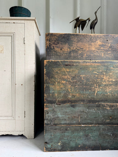 Antique Painted Wood Chest