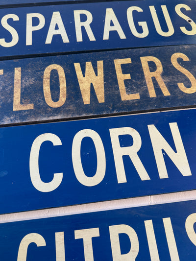 VTG Asparagus Farm Stand Sign