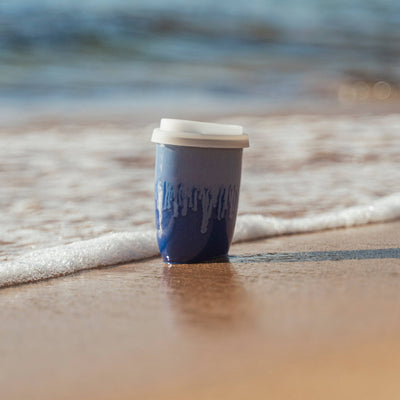 Neptune Ceramic Travel Mug – 12oz with Lid & Sleeve