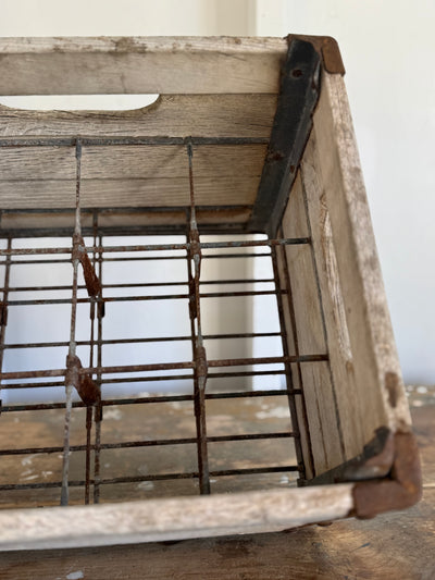 Vintage Shaw’s Dairy Wood Crate