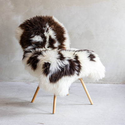Texel Sheepskin | Natural Spotted | Dutch Wool | 4 Sizes: GR S