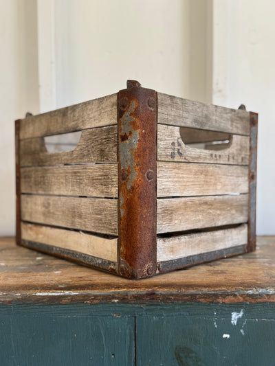 Vintage Shaw’s Dairy Wood Crate
