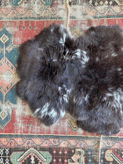 Sheep Skin - Brown + White