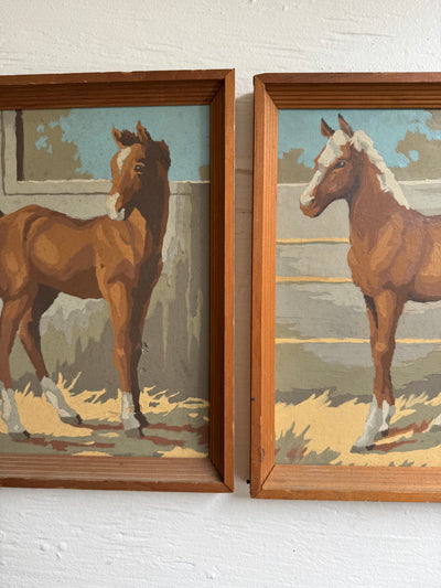 Paint By Numbers Horse - Brown Pony Tail