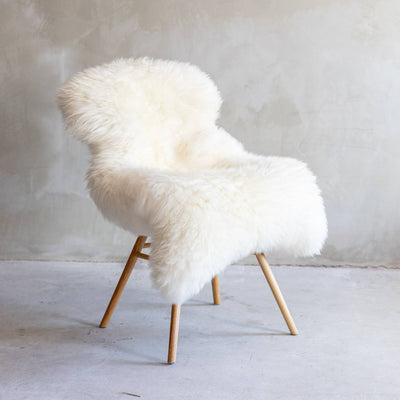Texel Sheepskin | Natural White | Dutch Wool | 4 Sizes: GR S