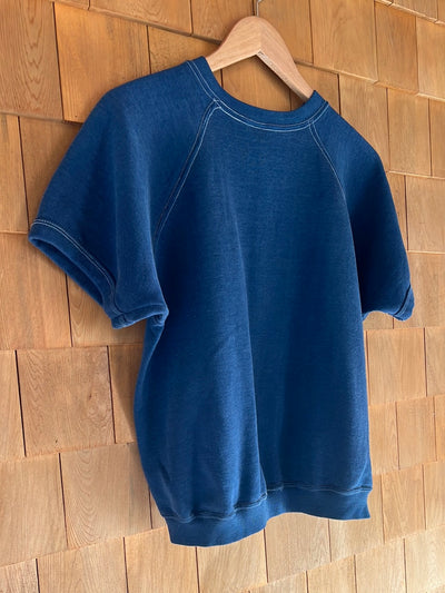 Vintage Warm Up Sweatshirt - Navy Blue