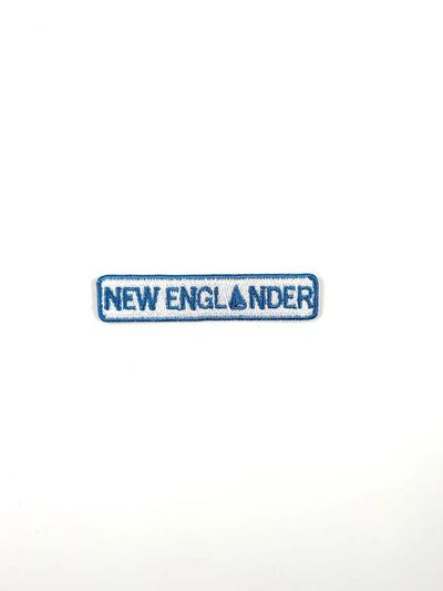 New England Iron On Patch New Englander Sailboat Embroidered
