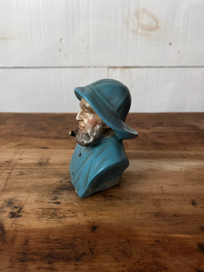 Vintage Atlantic Fisherman Bust - Blue