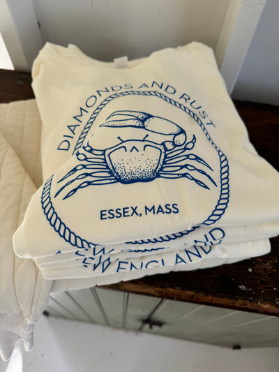 diamonds and rust fiddler crab t shirt