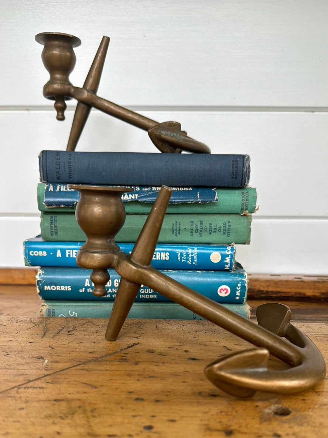 Pair of Brass Anchors