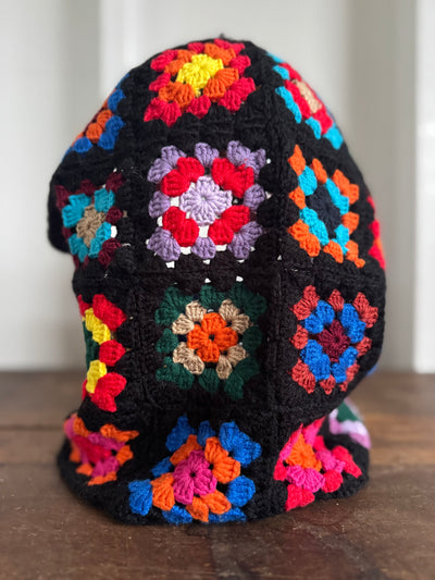 Vintage Crochet Balaklava Handmade Hat