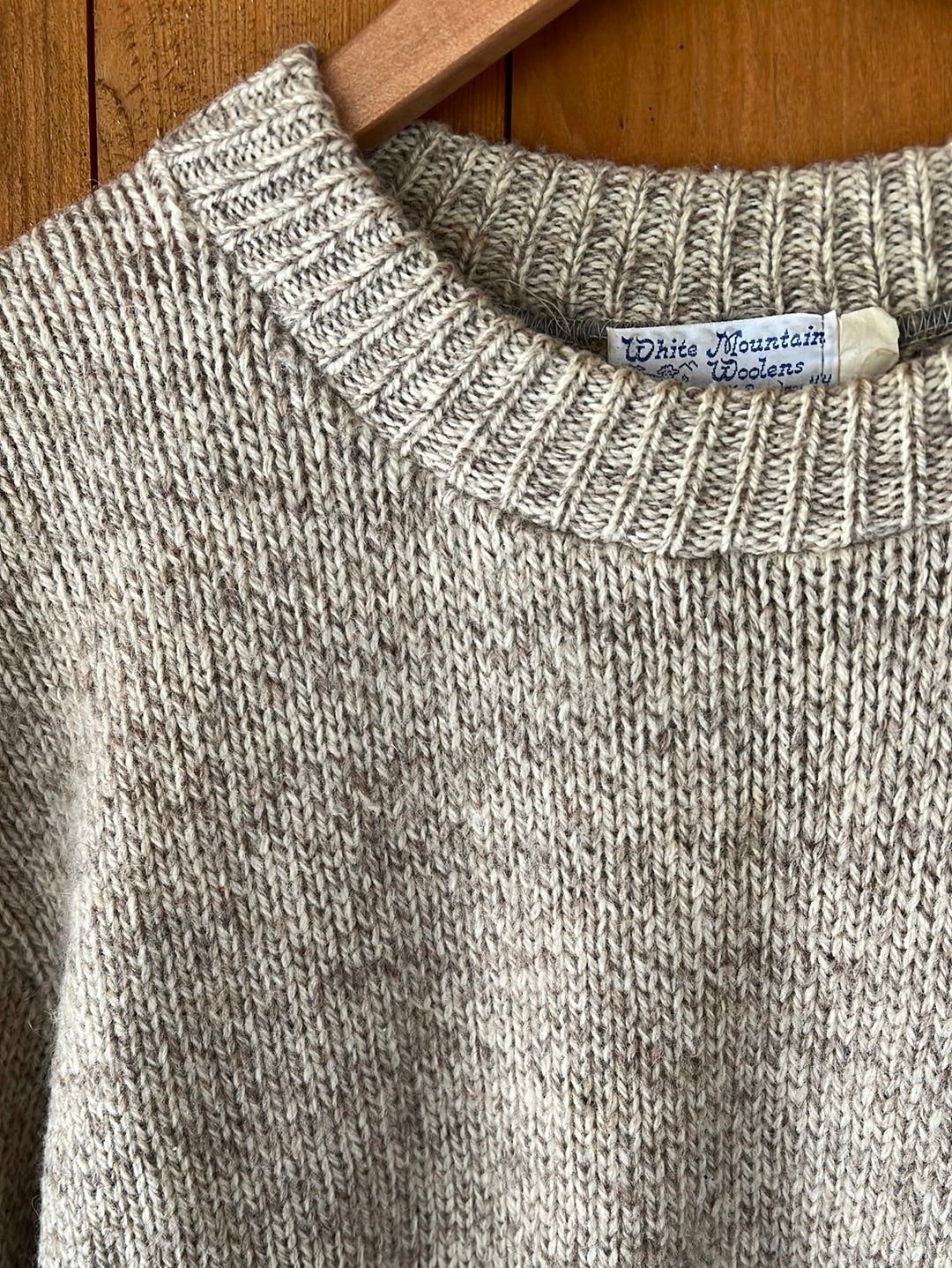 Vintage White Mountain Woolens Wool Sweater - Oatmeal