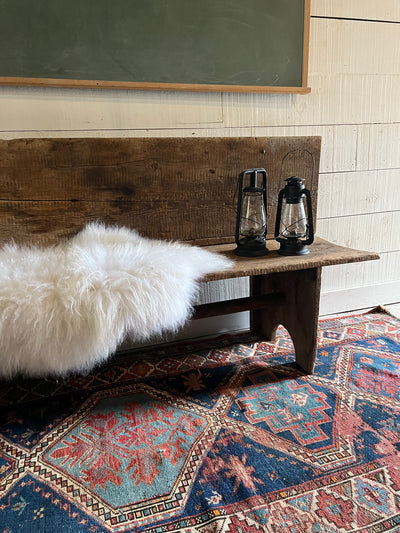 Antique wood bench