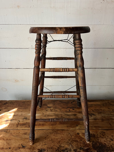 Vintage Wood Stool