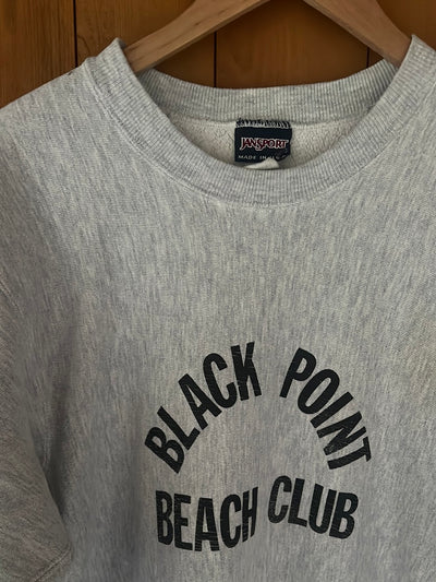 Vintage Black Point Beach Club Reverse Weave Sweatshirt