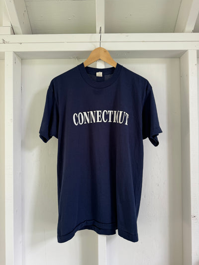 VTG CONNECTICUT Tee Shirt - Navy