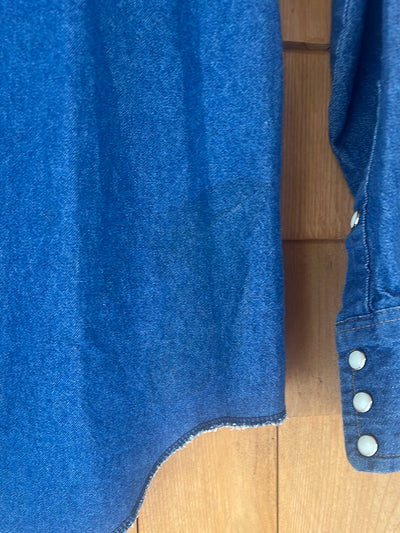 Vintage Wrangler Cowboy Cut Denim Shirt