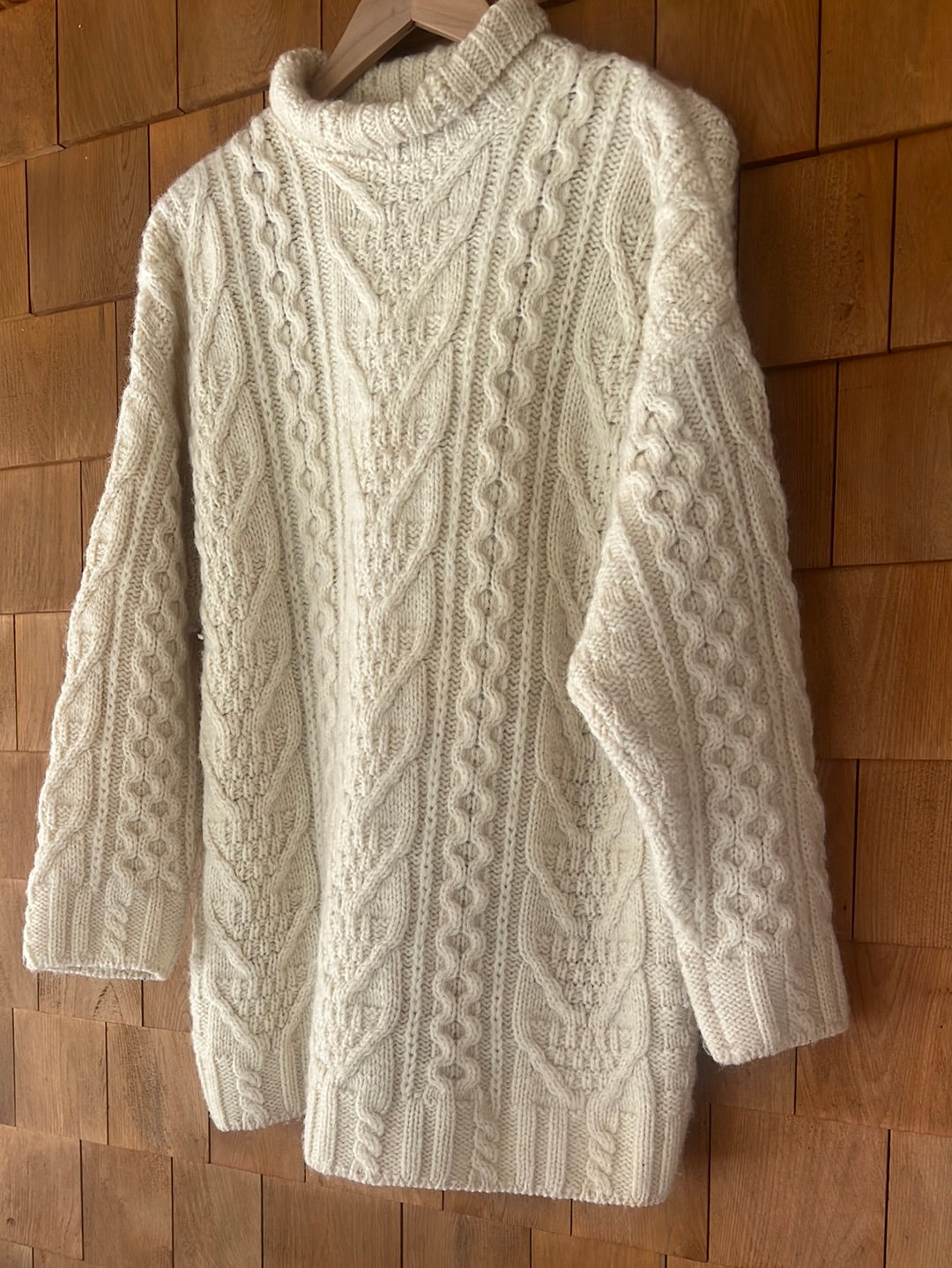 Vintage Inis Crafts Wool Sweater - Mock Neck