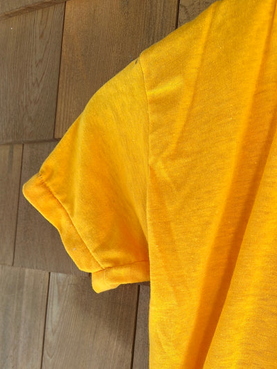 1980s Dead Stock Single Stitch Tee - Yellow