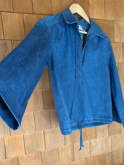 Vintage Denim Pop Over Shirt