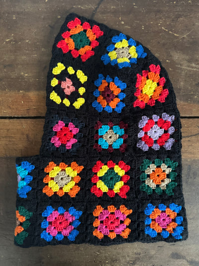 Vintage Crochet Balaklava Handmade Hat