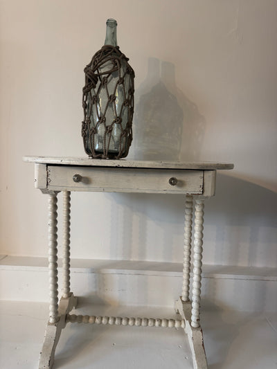 Antique Bottle Jug Demijohn Nautical Macrame