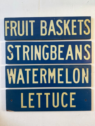 VTG Lettuce Farm Stand Sign