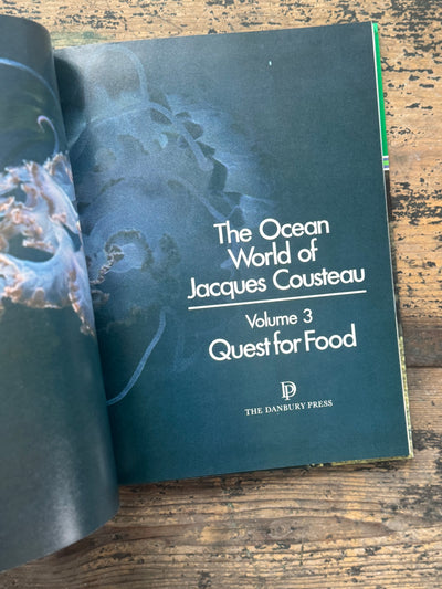 1973 The Ocean World Of Jacques Cousteau Vol 3 Book