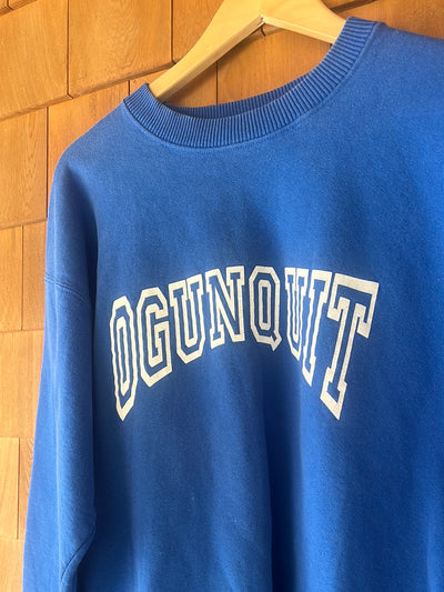 Vintage Ogunquit Crew Neck Sweatshirt - Blue