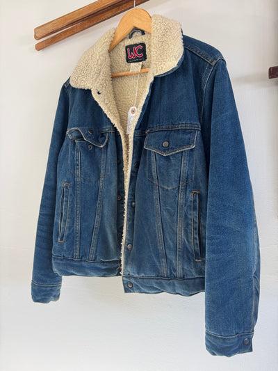 VTG WC Fleece Lined Denim Jacket