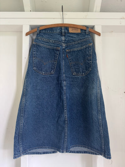 Vintage 80s Levi's Denim Skirt