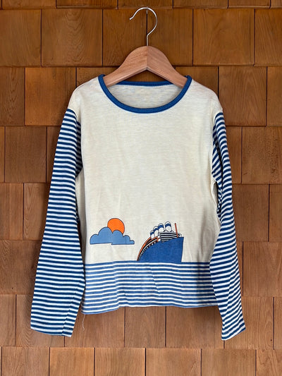 Vintage Mod Striped Long Sleeve