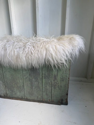 Antique Wood Chest - Sea Mist