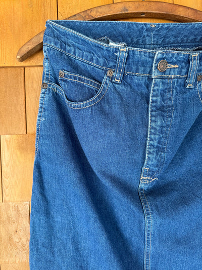 Vintage 90s Calvin Klien Denim Pencil Skirt