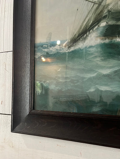 Vintage Clipper Ship Lithograph