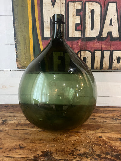 Vintage Glass Bottleneck Jug