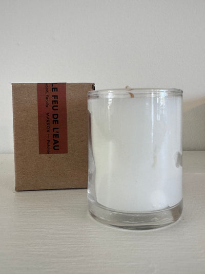 Marron - 3 oz glass votive