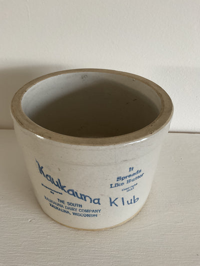 VTG Kaukauna Klub Cheese Crock