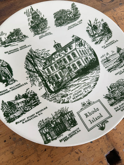 Vintage Rhode Island Souvenir Dish