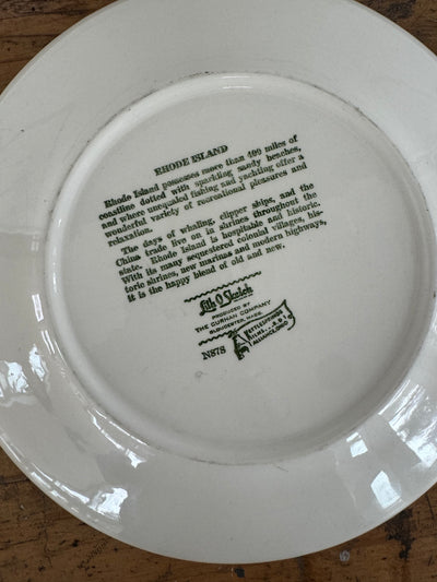 Vintage Rhode Island Souvenir Dish